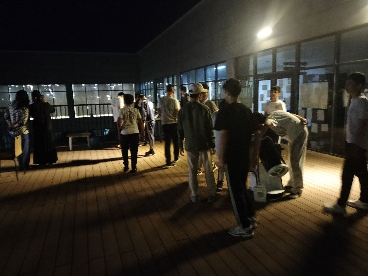 Community stargazing night with members and visitors